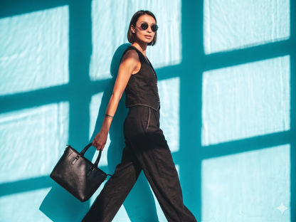 The Eclipse - Black Structured Sleeveless Shell | Tafree Curated