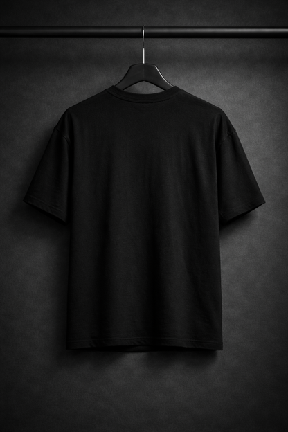 Tafree Essentials Oversized Unisex T-Shirt – Signature Black