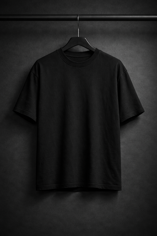 Tafree Essentials Oversized Unisex T-Shirt – Signature Black