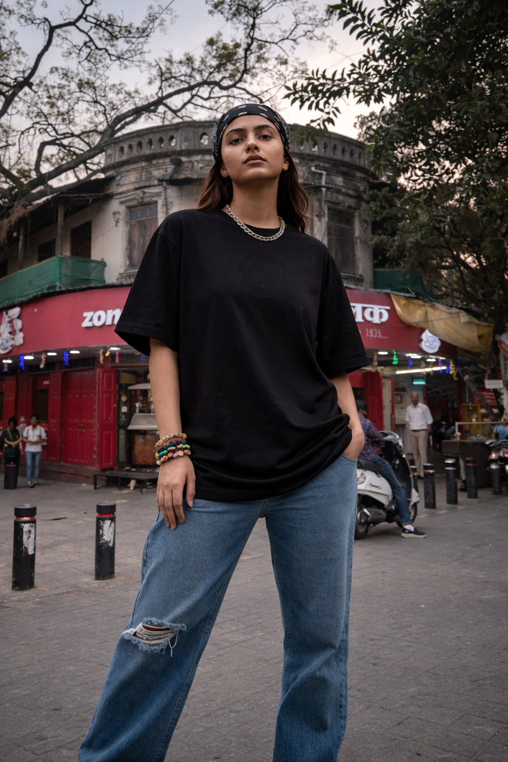 Tafree Essentials Oversized Unisex T-Shirt – Signature Black