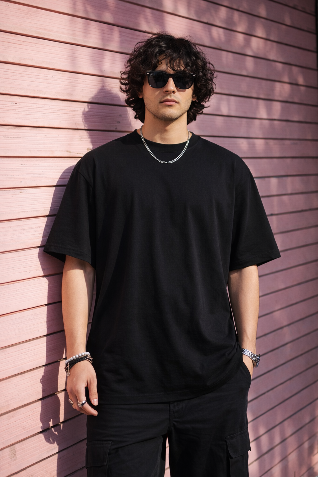 Tafree Essentials Oversized Unisex T-Shirt – Signature Black
