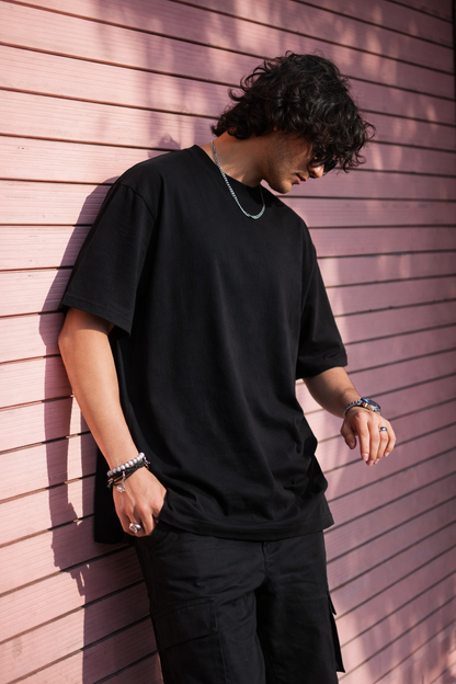 Tafree Essentials Oversized Unisex T-Shirt – Signature Black